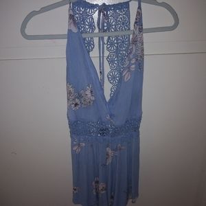 Blue Romper